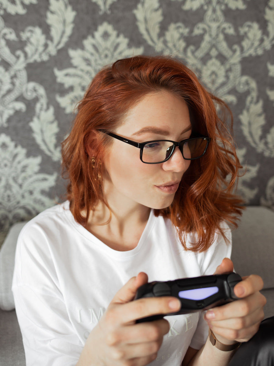 VeyRey Počítačové brýle hranaté Rafael černé