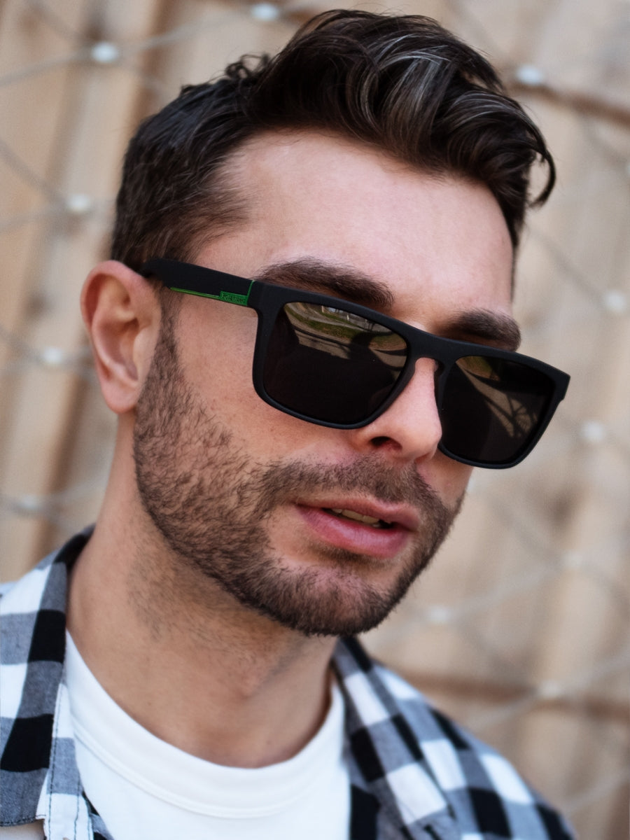 VeyRey Polarizační sluneční brýle Robert černé