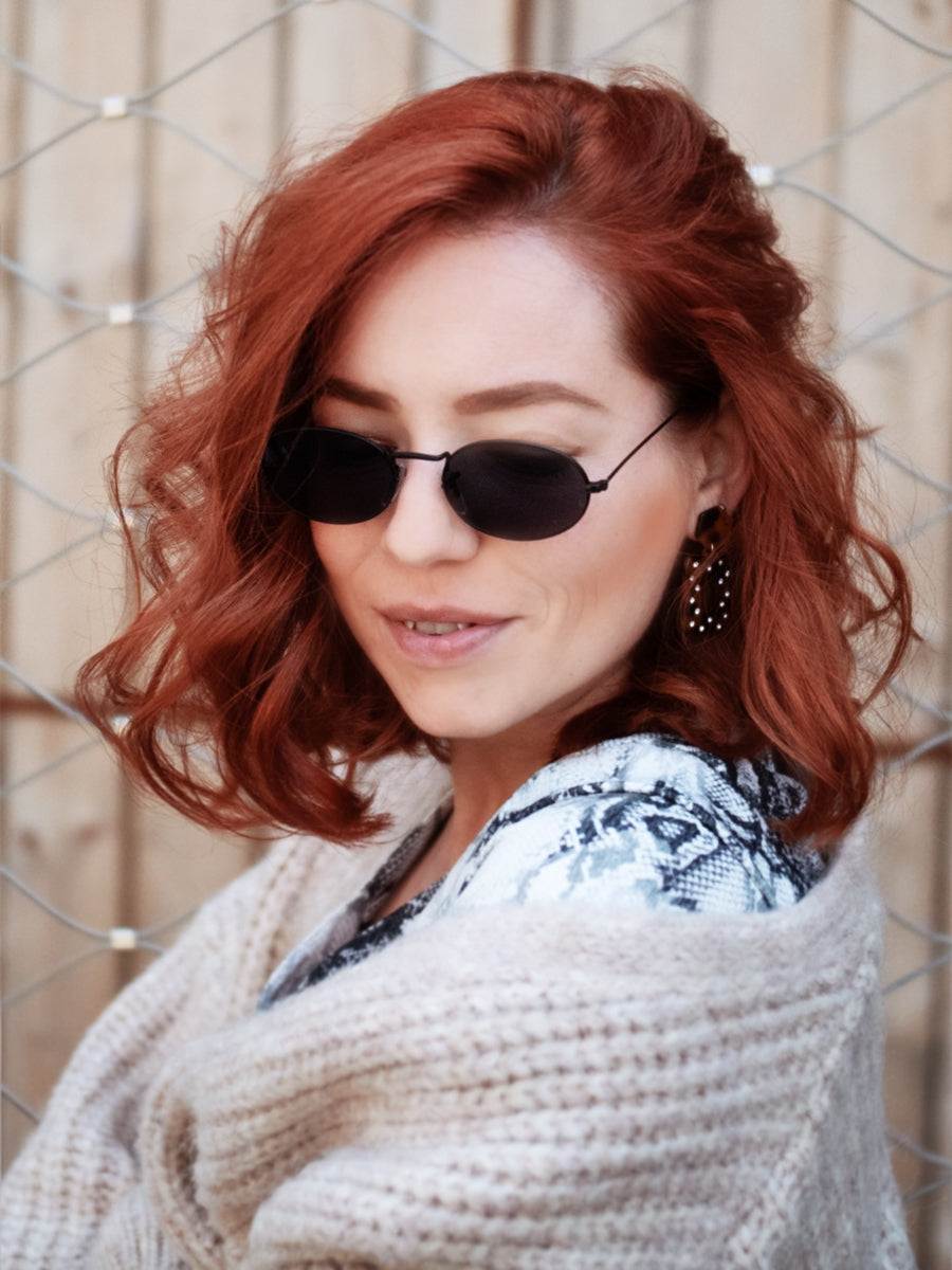 VeyRey Sluneční brýle Rutger černé