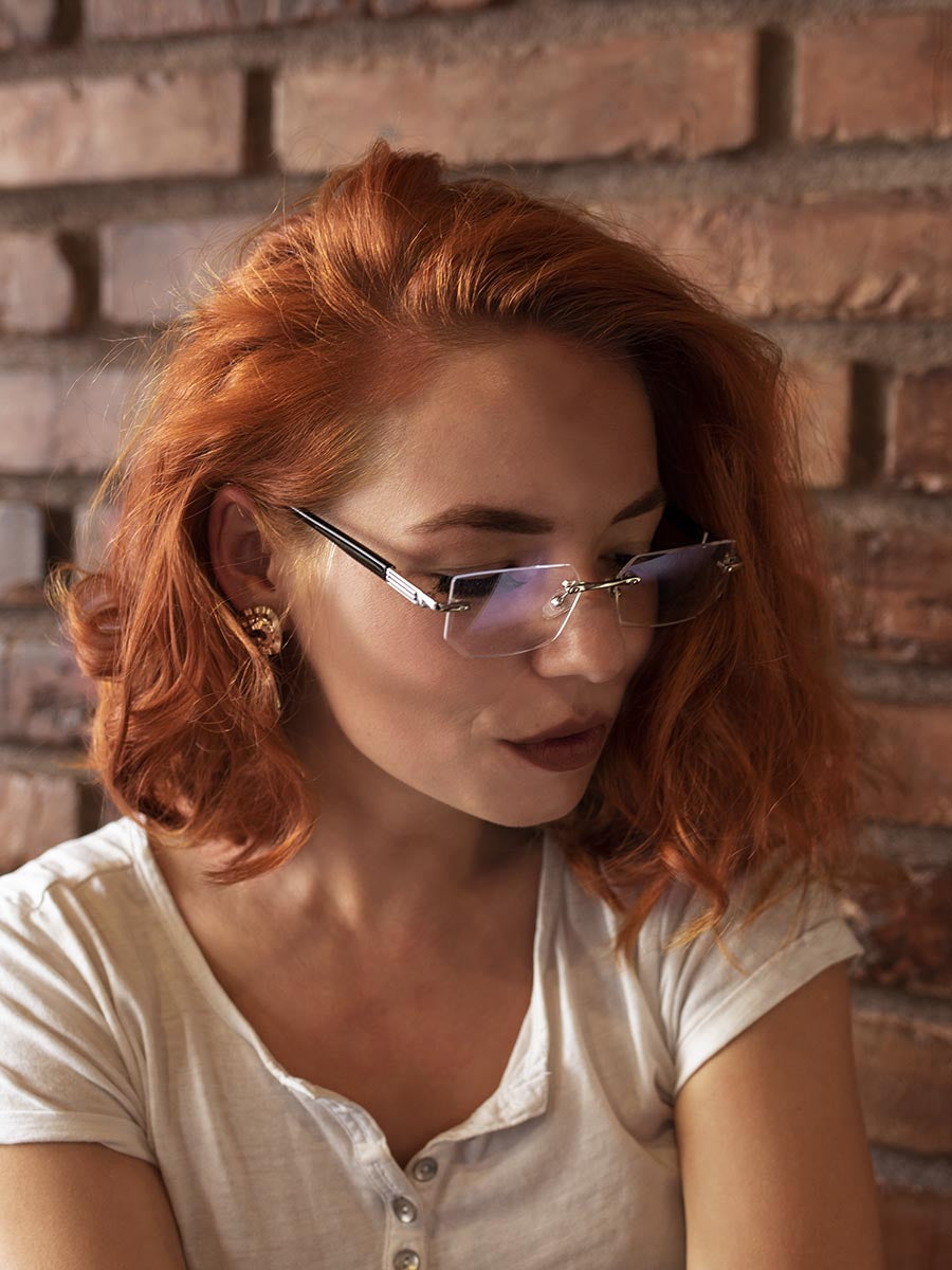 VeyRey Brýle k počítači Sallis stříbrné