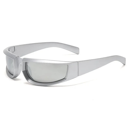 VeyRey Unisex sportovní sluneční brýle steampunk Istephiel bílá univerzální