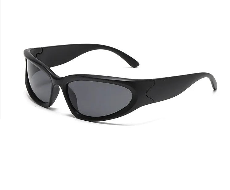 VeyRey Dámské sportovní sluneční brýle steampunk Yolzalgil černá univerzální