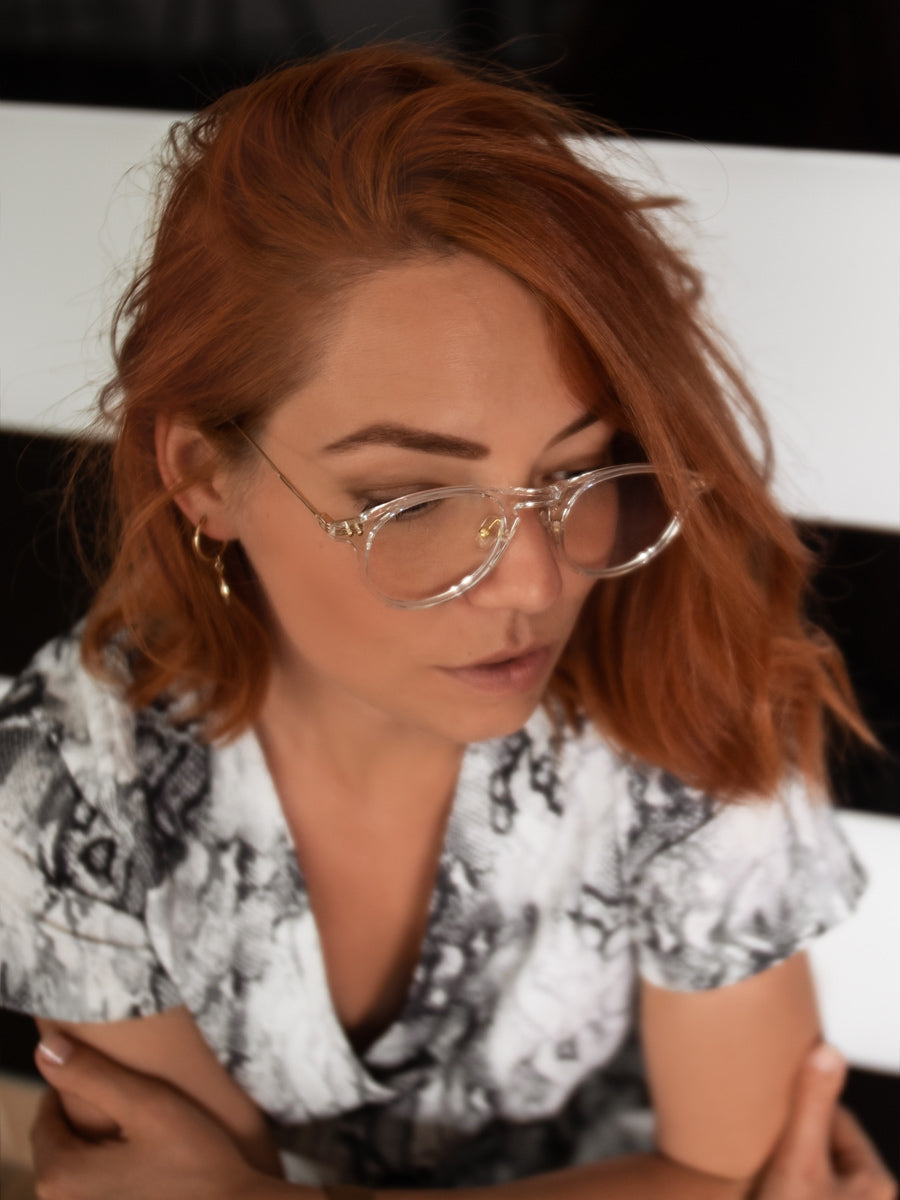 VeyRey Brýle blokující modré světlo Sigrid čiré