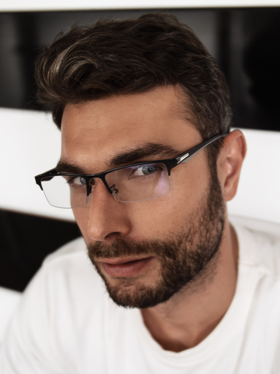 VeyRey Brýle blokující modré světlo Sture černé