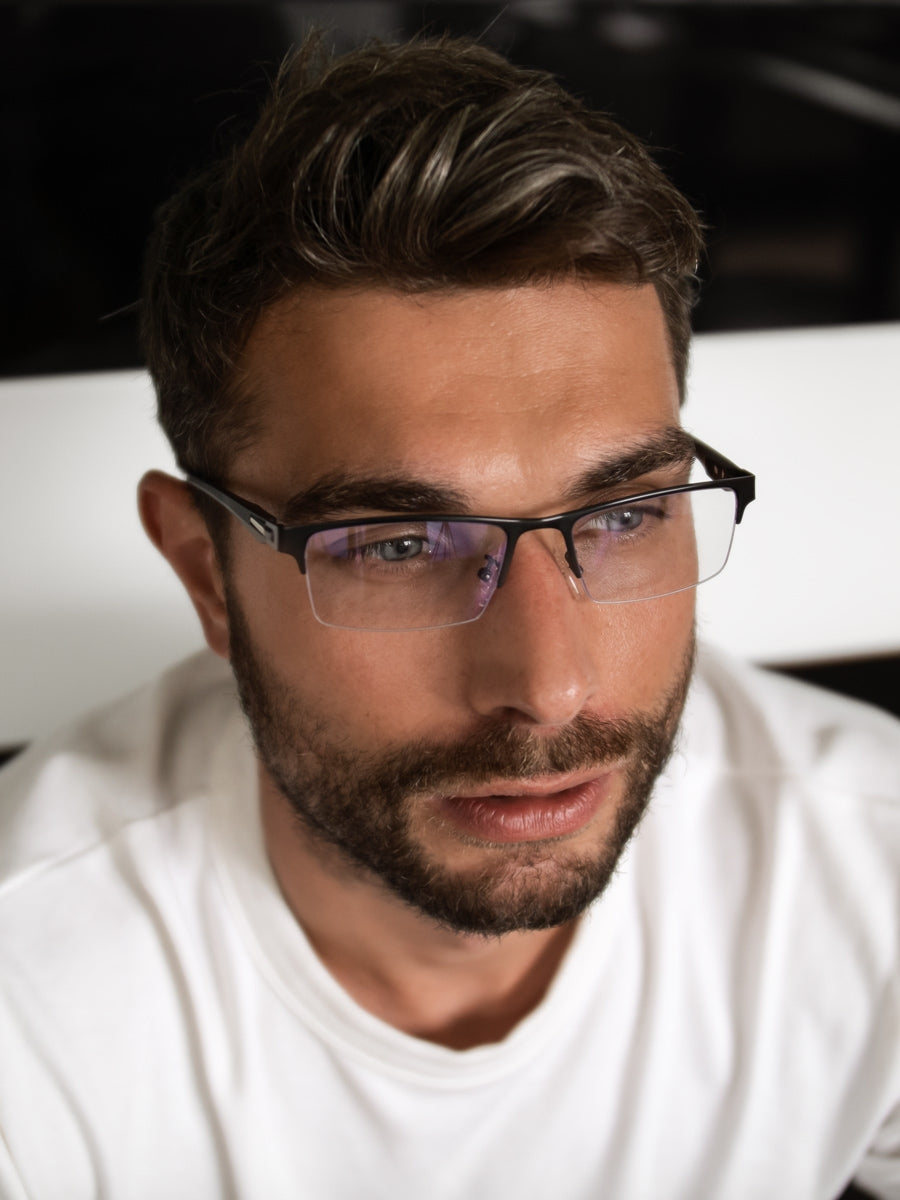 VeyRey Brýle blokující modré světlo Sture černé