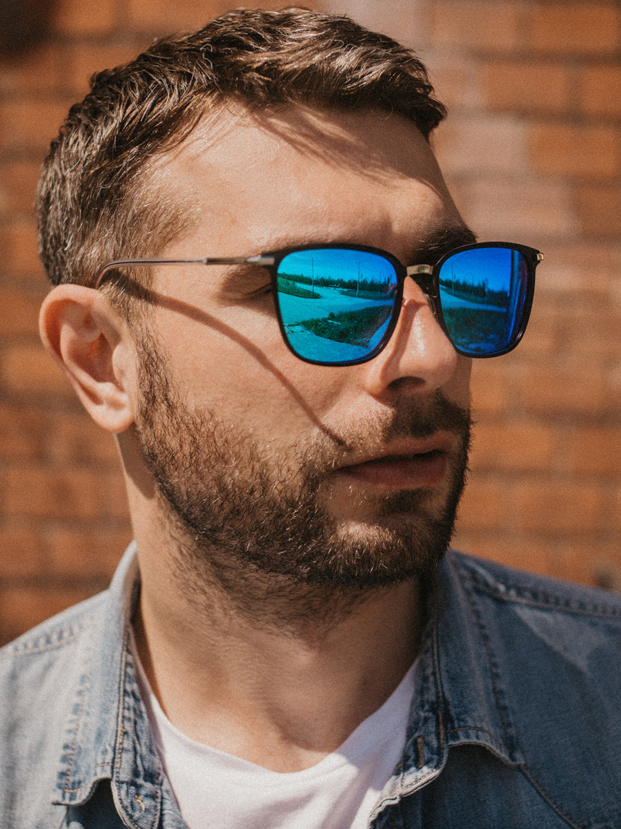 Veyrey Pánské polarizační sluneční brýle pilotky Tickles univerzální