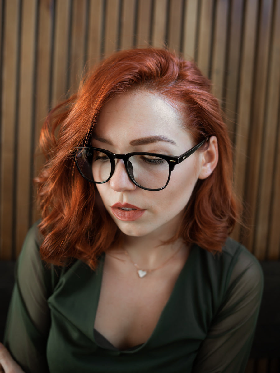 VeyRey Brýle blokující modré světlo Yngve černé