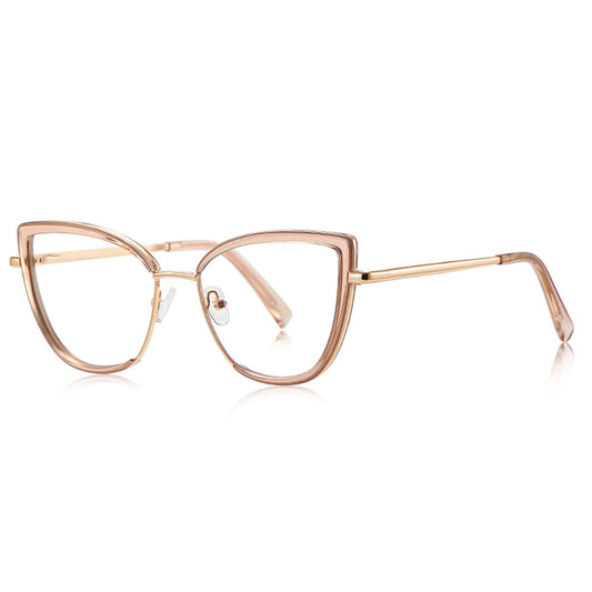 VeyRey dámské cat-eye dámské brýle blokující modré světlo Glish čirá skla