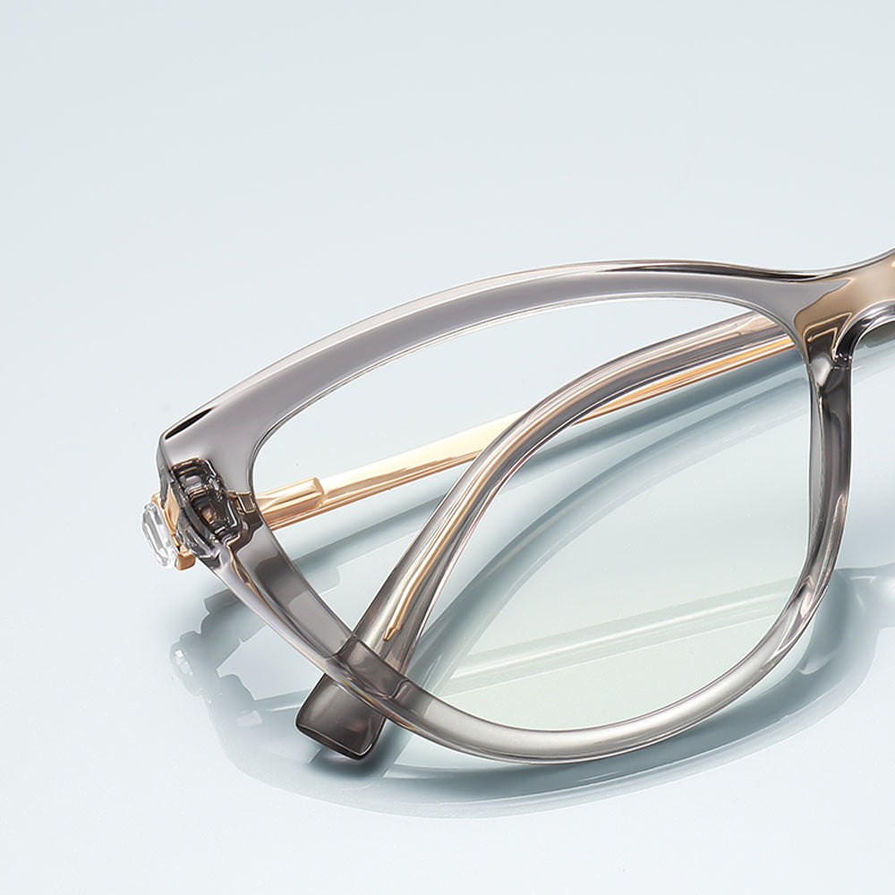 VeyRey dámské cat-eye dámské brýle blokující modré světlo Overhunk čirá skla