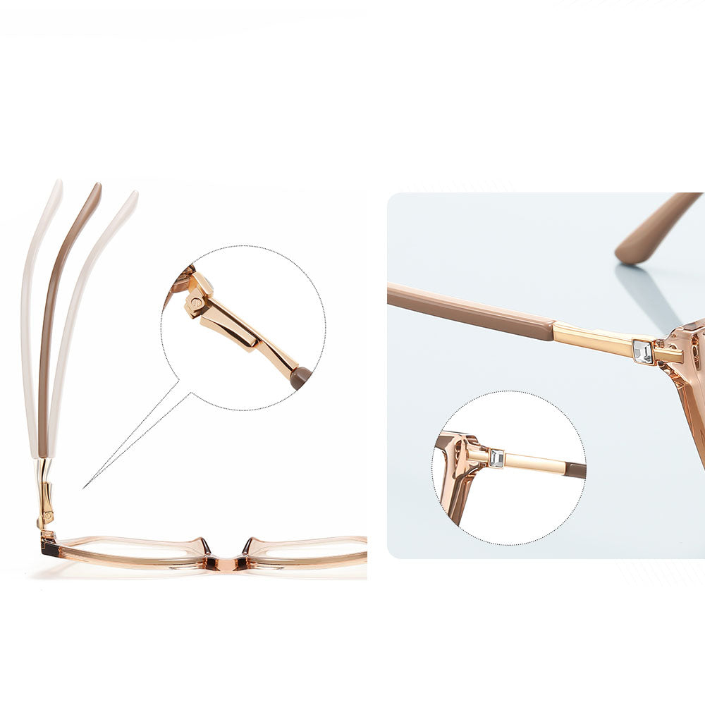 VeyRey dámské cat-eye dámské brýle blokující modré světlo Binill čirá skla