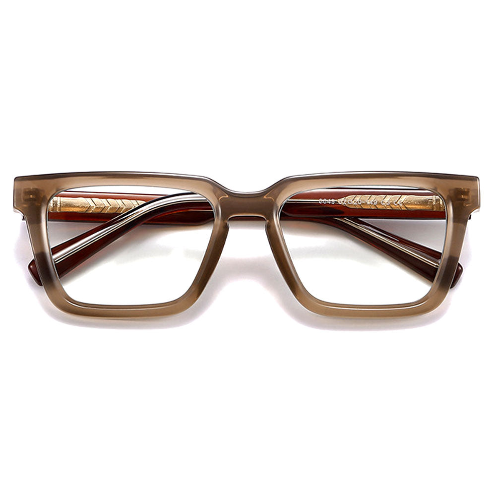 VeyRey hranaté brýle blokující modré světlo Shabow čirá skla