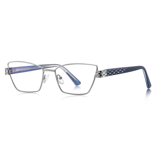 VeyRey dámské cat-eye dámské brýle blokující modré světlo Gallit čirá skla