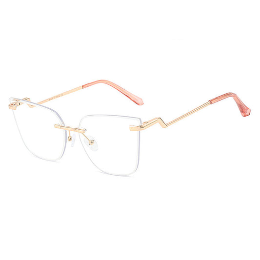 VeyRey dámské cat-eye dámské brýle blokující modré světlo Yapp čirá skla