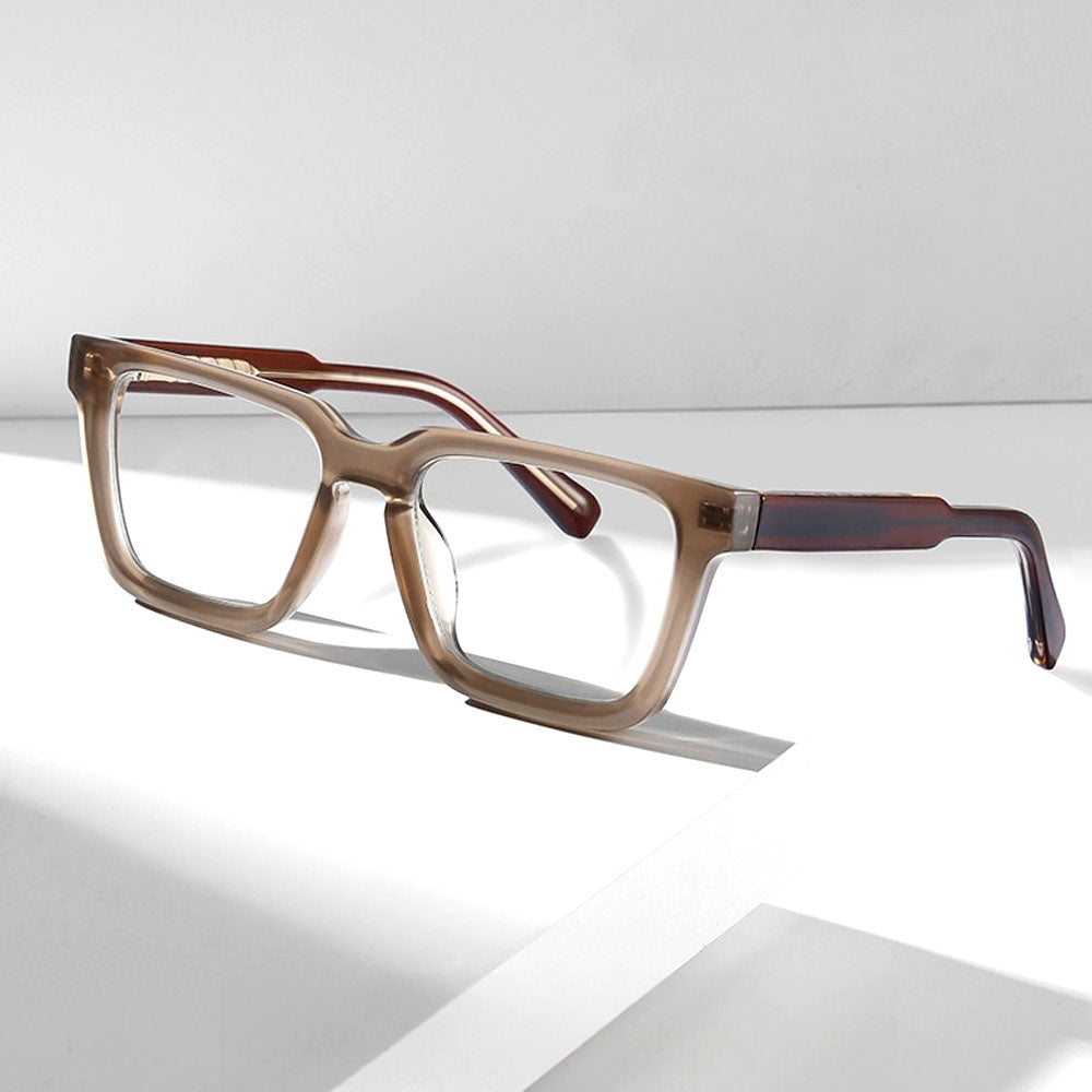 VeyRey hranaté brýle blokující modré světlo Shabow čirá skla