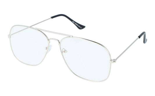 VeyRey Brýle blokující modré světlo Llalinda Pilotky Stříbrná Univerzální