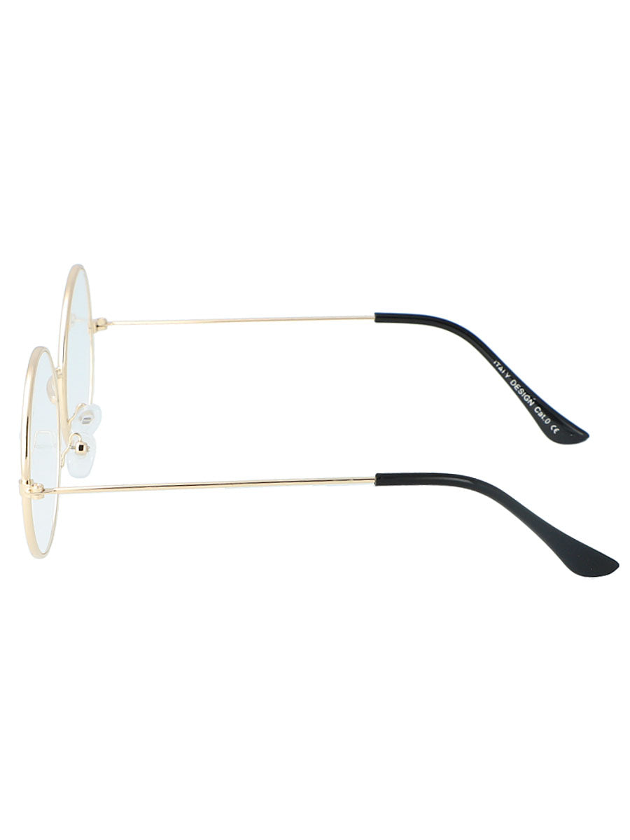 VeyRey Brýle blokující modré světlo Lisaned Pilotky Zlatá Univerzální