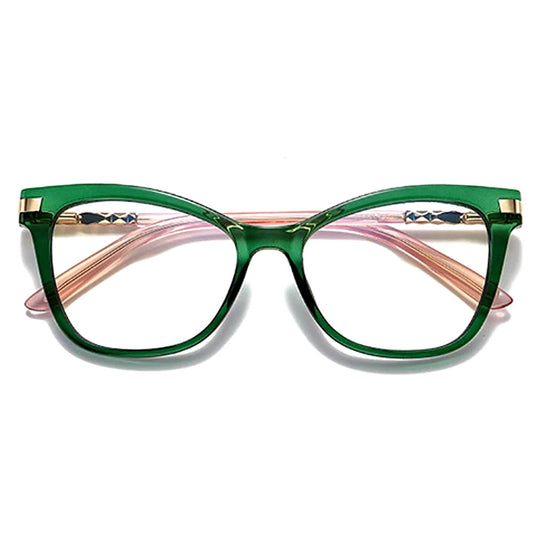 VeyRey Brýle blokující modré světlo cat eye Biscuit