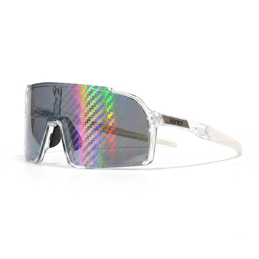 VeyRey sportovní sluneční brýle Ogharod (hologram Carbon) čirá obruba vícebarevná skla