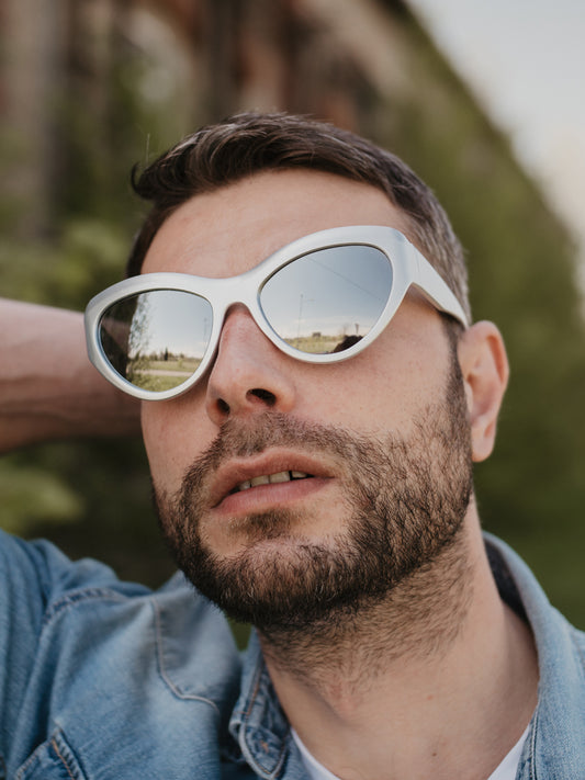 VeyRey Dámské sportovní sluneční brýle Gimphrailius bílá univerzální