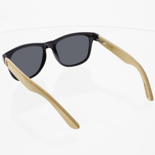 VeyRey Dřevěné polarizační sluneční brýle Conifer červená skla