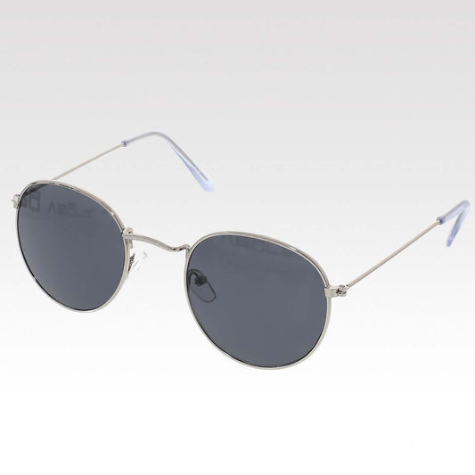 VeyRey Sluneční brýle pilotky Oculos stříbrné –