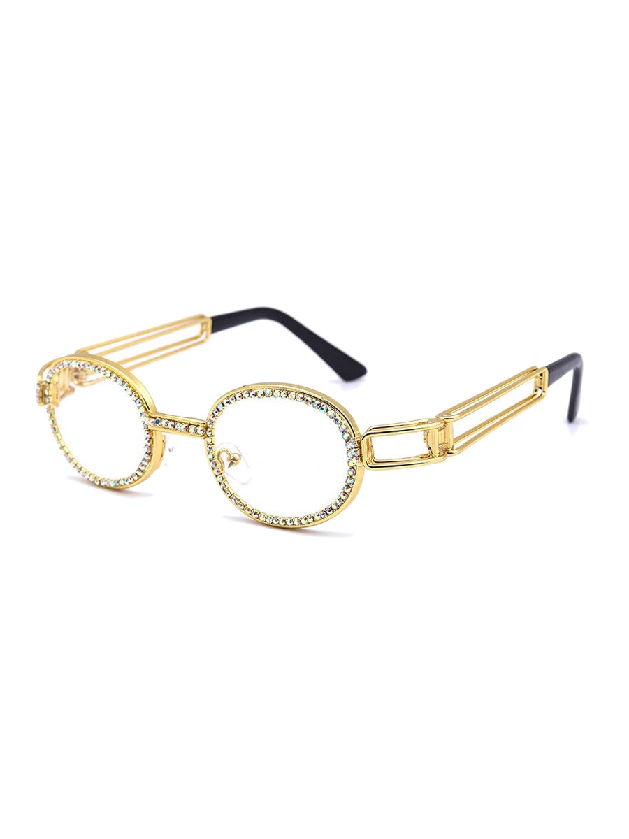 VeyRey Brýle s čirými skly Clair zlaté
