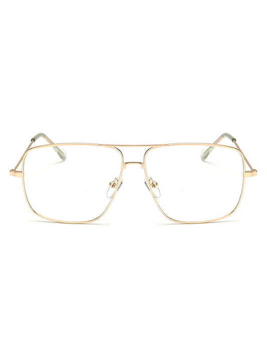 VeyRey Brýle s čirými skly Miles zlaté