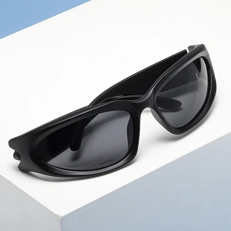 VeyRey Dámské sportovní sluneční brýle steampunk Yolzalgil černá univerzální